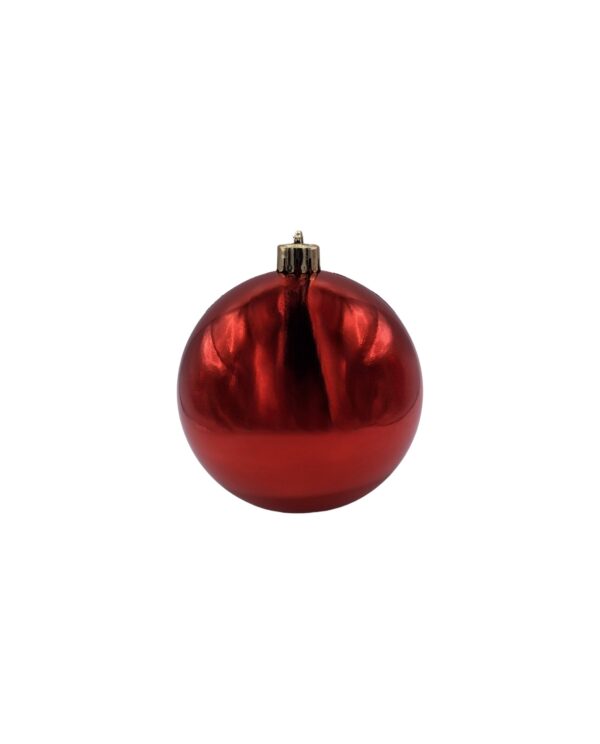Grossiste boule de noël rouges brillantes