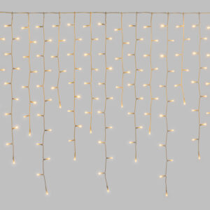 Stalactite lumineuse raccordable 432 LED Blanc Chaud extérieur
