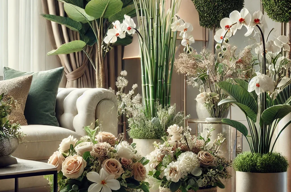 Plante et fleur artificielle haut de gamme