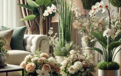 Plantes et fleurs artificielles haut de gamme : l’élégance durable pour votre intérieur