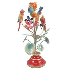 Bougeoir perroquets