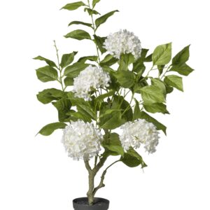 Hortensia artificiel blanc