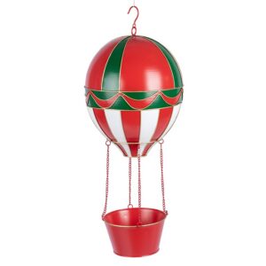 GRANDE MONTGOLFIÈRE ROUGE ET VERTE