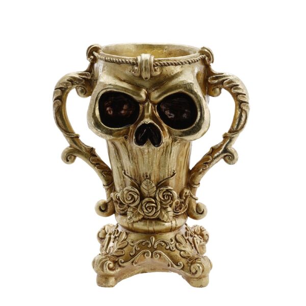 Vase trophée crâne