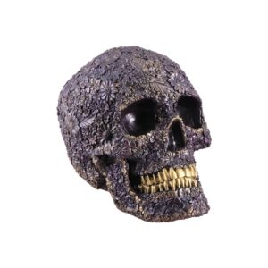 Crâne fleuri décoratif Halloween