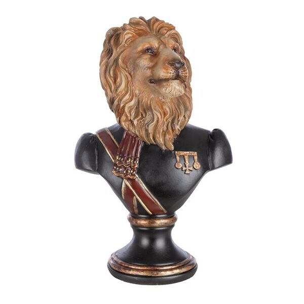 buste lion décoratif