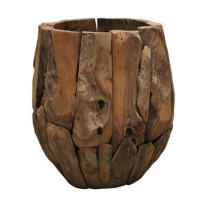 Planter erosion wood