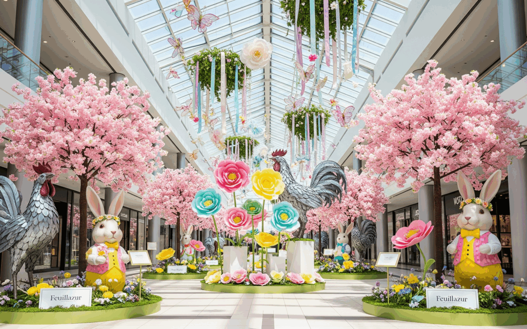 décoration centre commercial