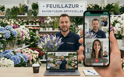 Découvrez les showrooms Feuillazur depuis l’étranger grâce à nos visios WhatsApp